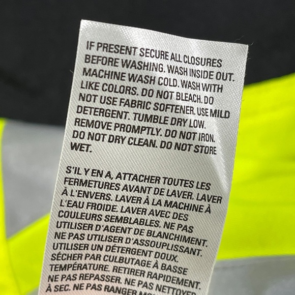 5.11 Tactical High Visibility Motorcycle Riding Vest Fluorescent Yellow Reflect - Picture 6 of 9